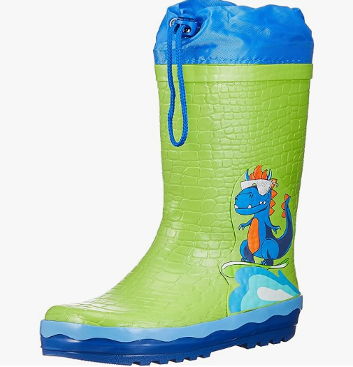 Playshoes Unisex Kinder Gummistiefel Zugband Regenstiefel