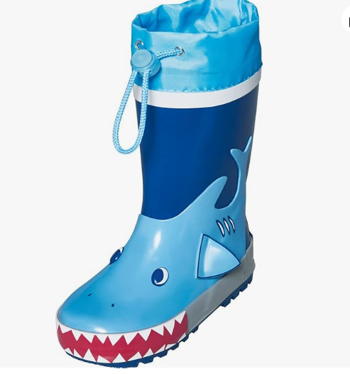 Playshoes Unisex Kinder Gummistiefel Zugband Regenstiefel