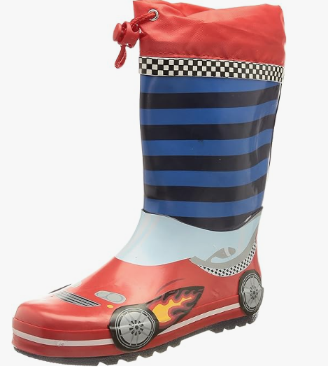 Playshoes Unisex Kinder Gummistiefel Zugband Regenstiefel